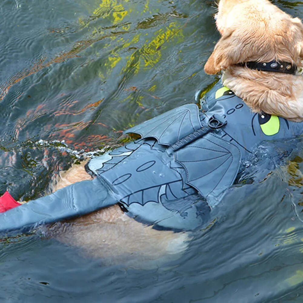Dog Life Jacket (Shark, Clown Fish, Dragon)