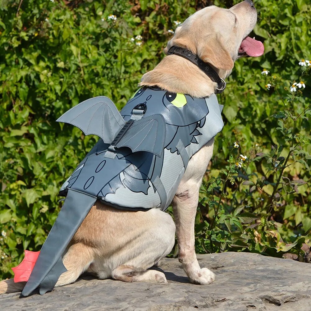 Dog Life Jacket (Shark, Clown Fish, Dragon)
